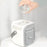WT-F26 Portable 300ml Large Capacity Desktop Air Cooler Ventilator Fast Cooling Down Mist Maker Fan Combinations Top Filling Fan Humidifier for Home/Office/Bedroom, Built-in 2000mAh Battery - Blue - 4