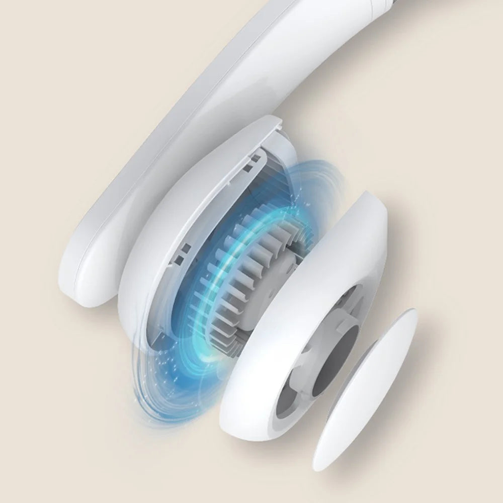 F13 Portable Neck Fan USB Rechargeable Summer Mini Cooling Fan Quiet 3 Wind Speed Personal Fan - 5