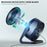360 Degrees Rotating Fan USB Rechargeable Handheld Mini Low Noise Small Fan Summer Cooler - Purple Black - 6