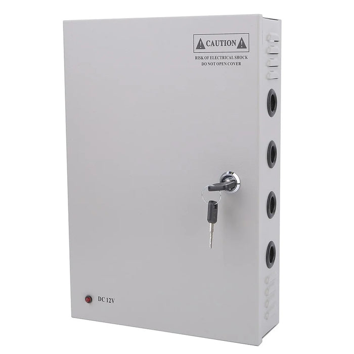 SOMPOM 12V 30A DC Distributed Power Supply Box with 18 Channel Output for CCTV LED and All 12V DC Devices - 4