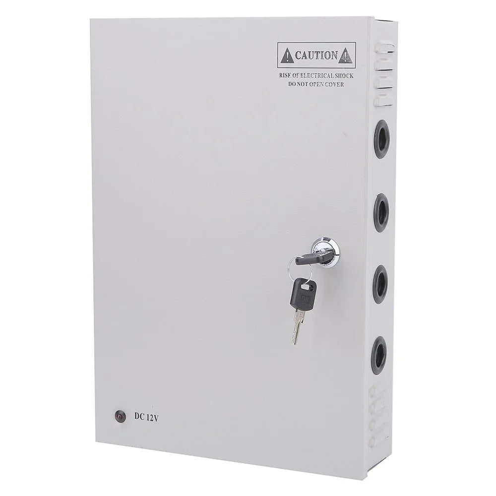 SOMPOM 12V 10A 18 Channel DC Distributed Power Supply Box for CCTV LED and All 12V DC Devices - 4