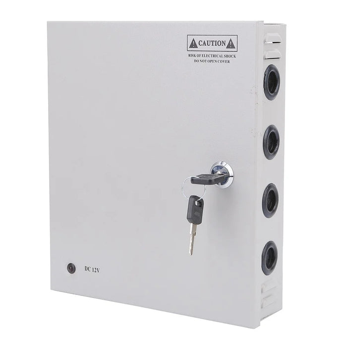 SOMPOM CCTV Power Supply 9CH Channel Port Box 12V 10A Distributed Power Supply Output - 5