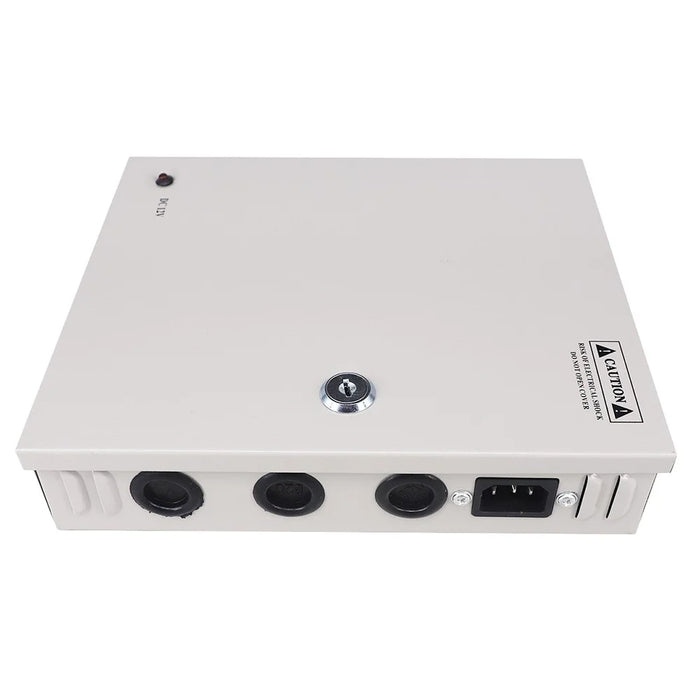 SOMPOM CCTV Power Supply 9CH Channel Port Box 12V 10A Distributed Power Supply Output - 7