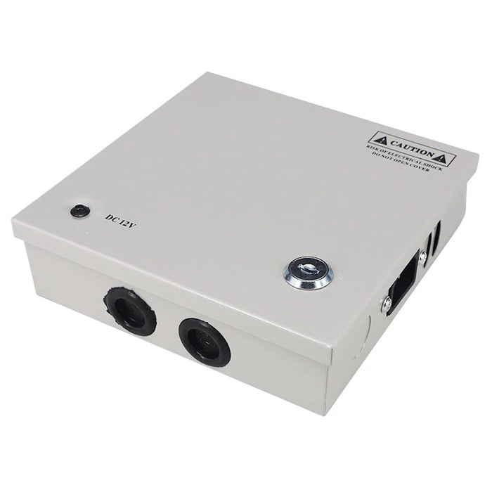 SOMPOM 4 Channel/Port DC 12V 3A Security Camera Power Supply Distribution with Metal Box for Cameras IP CCTV DVR Surveillance System - 5