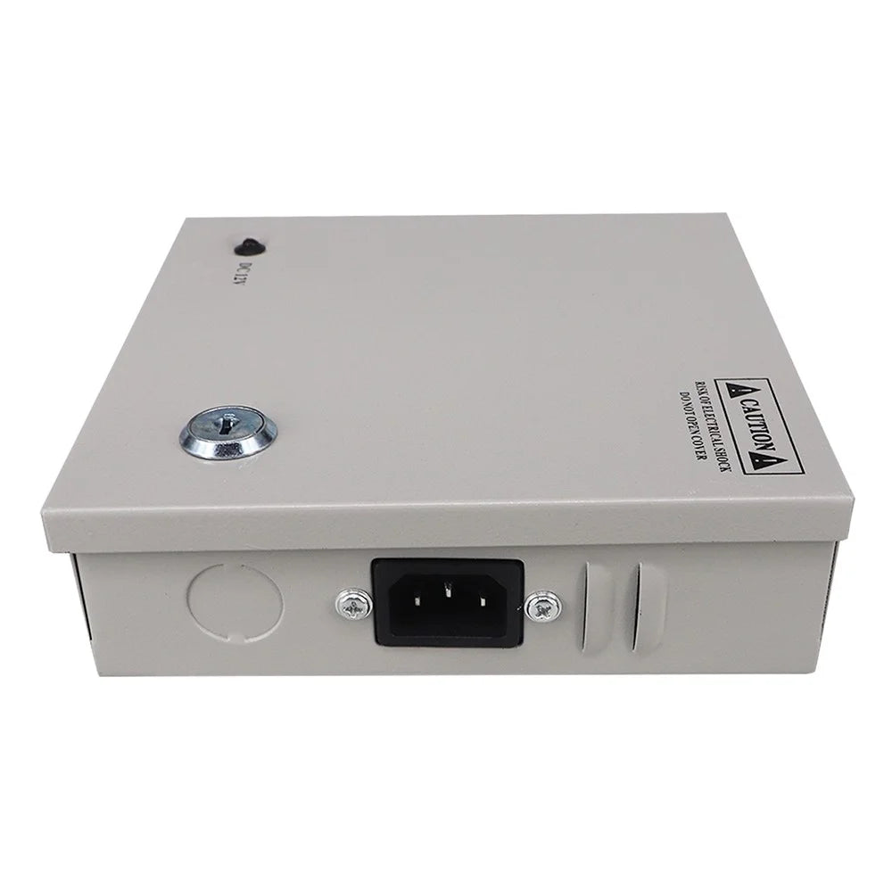 SOMPOM 4 Channel/Port DC 12V 3A Security Camera Power Supply Distribution with Metal Box for Cameras IP CCTV DVR Surveillance System - 6