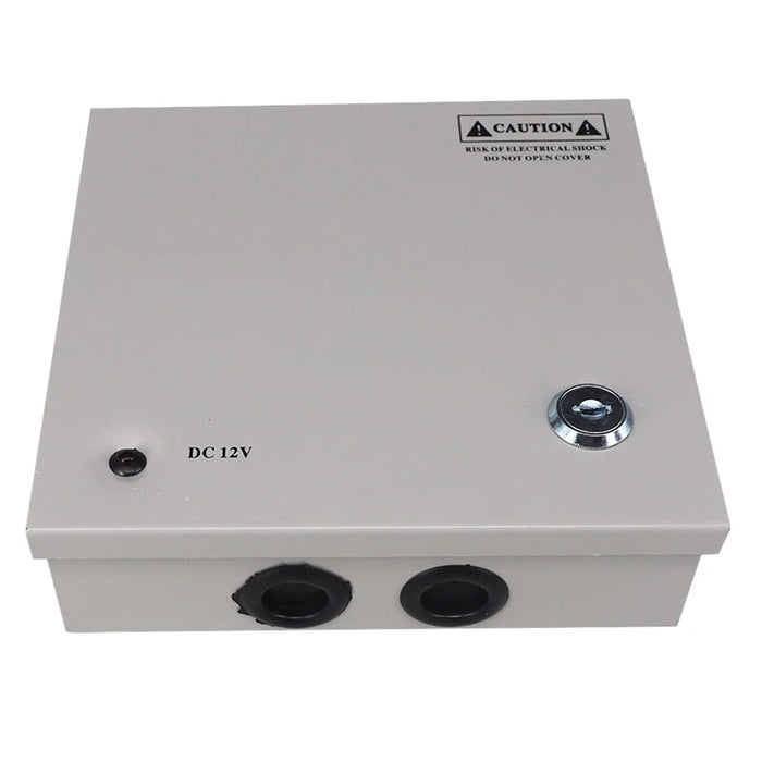 SOMPOM 4 Channel/Port DC 12V 3A Security Camera Power Supply Distribution with Metal Box for Cameras IP CCTV DVR Surveillance System - 7