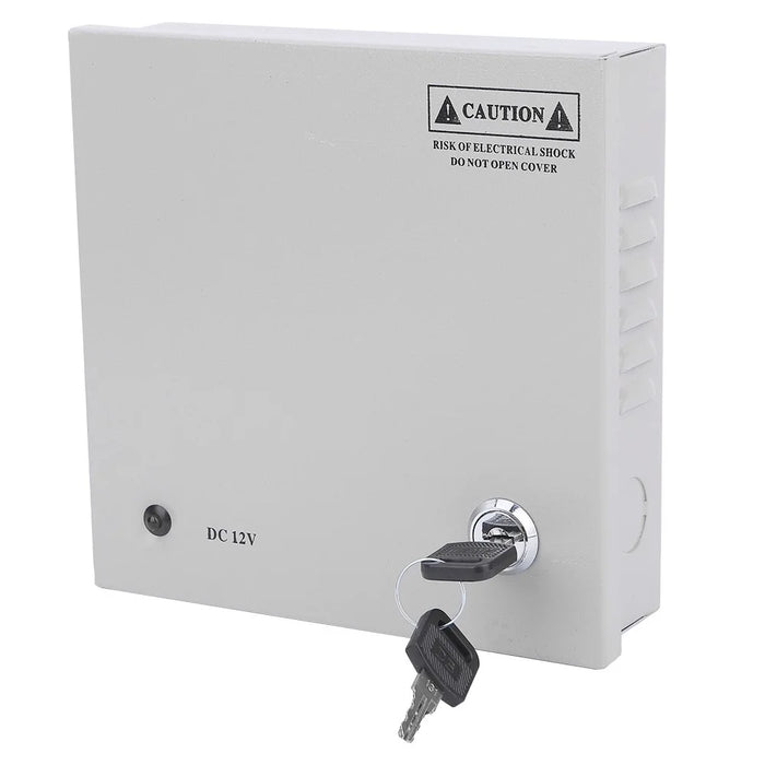 SOMPOM 4 Ports 4CH Output 5A 12V DC CCTV Distributed Power Supply Box for Security Camera - 5