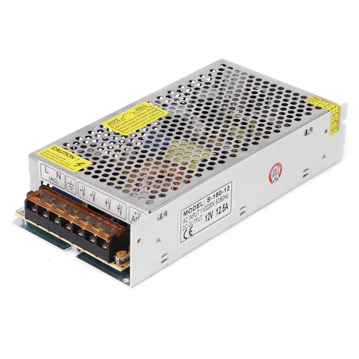 SOMPOM S-150-12 12V 12.5A 150W Monitor Lighting LED Strip Driver Power Supply Power Switch - 1