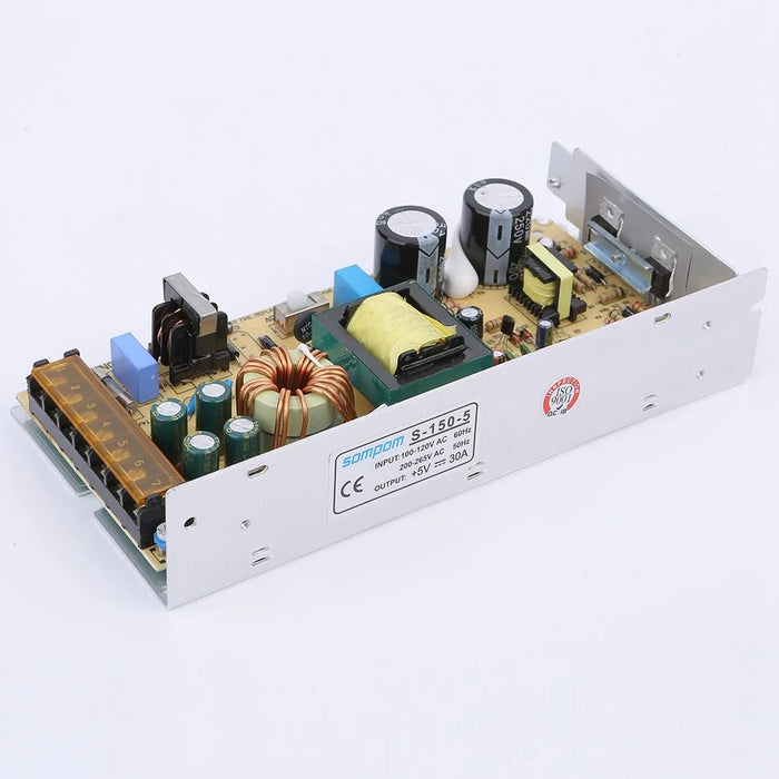 SOMPOM S-150-5 5V 30A 150W Power Supply LED Strip Driver Monitor Voltage Transformer Power Switch - 4