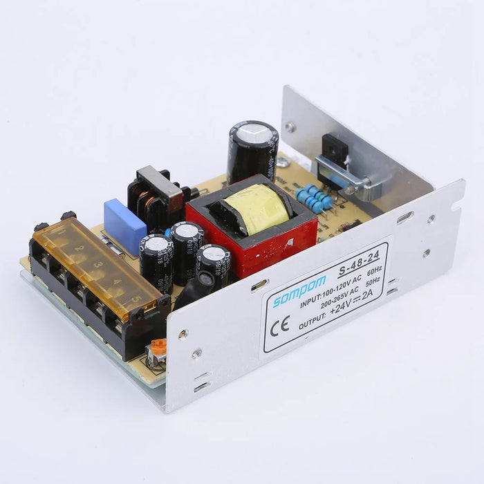 SOMPOM S-48-24 2A 48W 24V LED Strip Power Supply Driver DC Voltage Adapter Transformer - 3