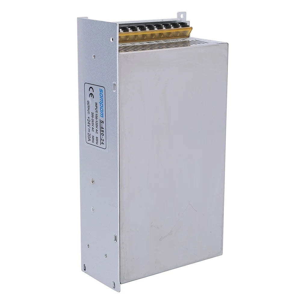 SOMPOM S-480-24 24V 20A 480W Switch Drive LED Strip Display Lighting Monitor Power Supply - 3