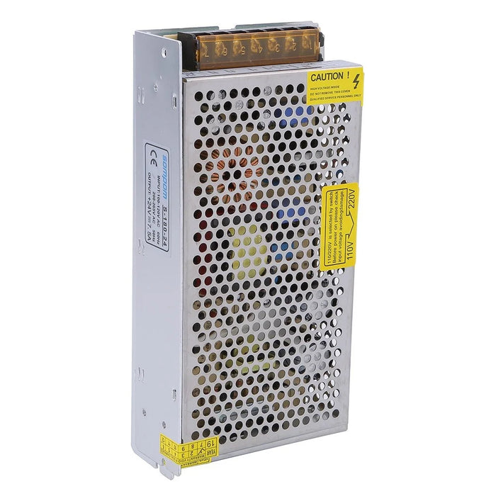 SOMPOM S-180-24 24V 7.5A 180W LED Strip Driver Power Supply Voltage Transformer Power Switch - 2