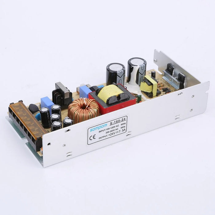 SOMPOM S-180-24 24V 7.5A 180W LED Strip Driver Power Supply Voltage Transformer Power Switch - 3