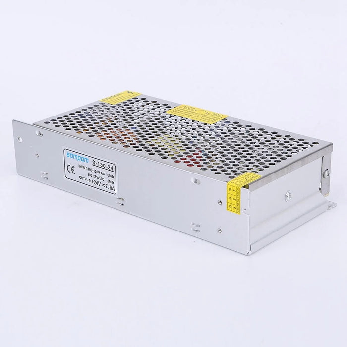 SOMPOM S-180-24 24V 7.5A 180W LED Strip Driver Power Supply Voltage Transformer Power Switch - 5