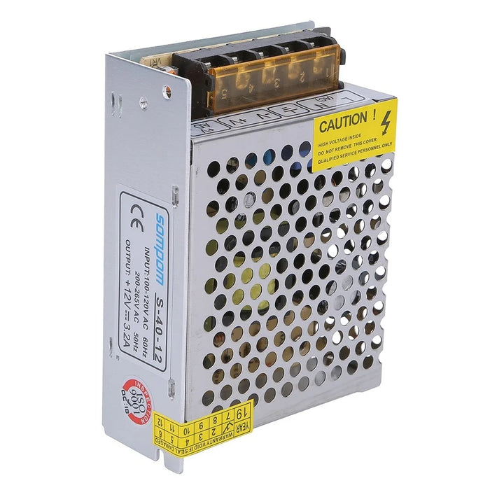 SOMPOM S-40-12 12V 3.2A 40W Lighting Transformer LED Strip Switching Power Supply LED Driver - 2