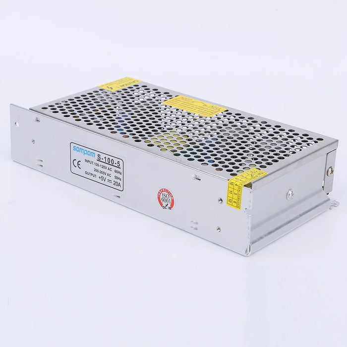 SOMPOM S-100-5 5V 20A 100W LED Strip Power Supply Driver DC Voltage Adapter Transformer - 4