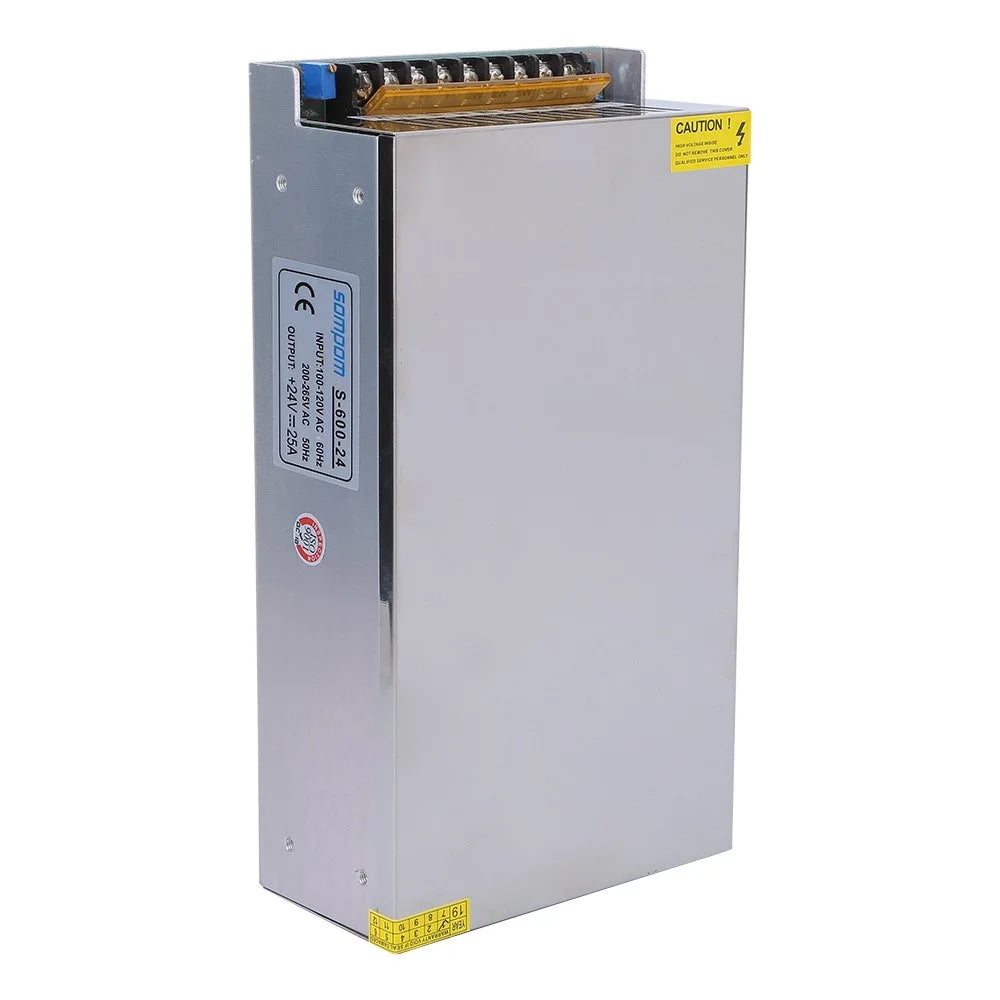 SOMPOM S-600-24 24V 25A 600W DC Voltage Transformer Power Switch LED Strip Driver Power Supply - 2
