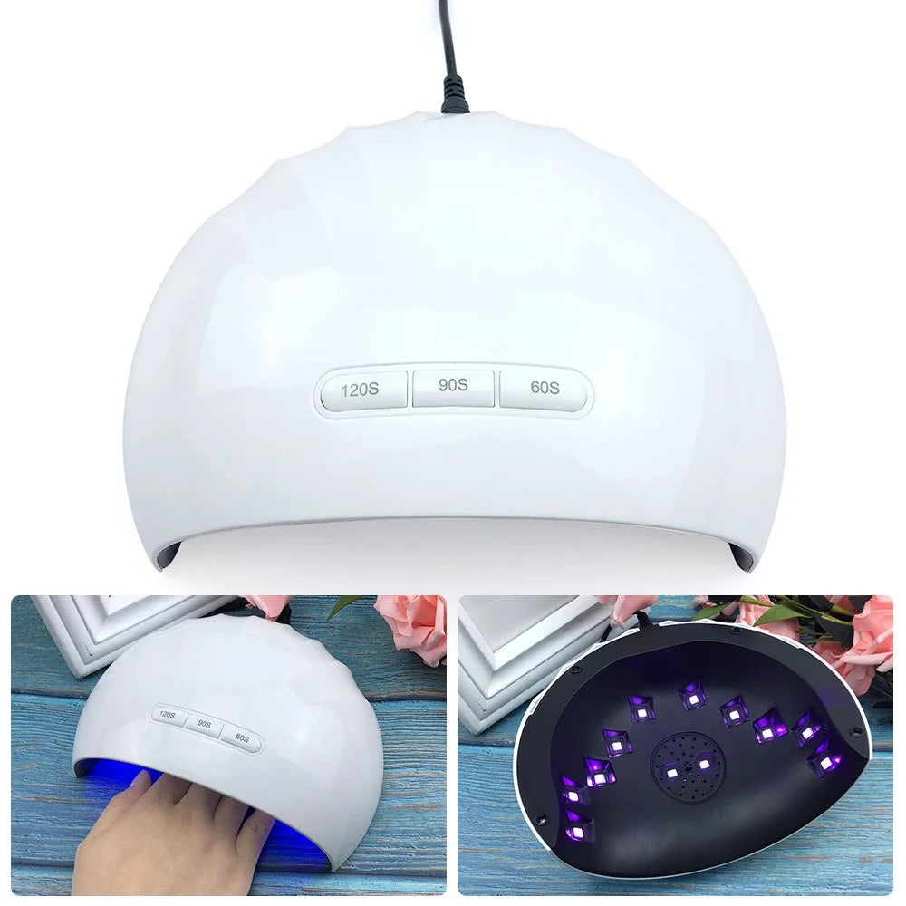 Z6 36W UV LED Nail Lamp Portable Nail Light Fast Curing Nail Dryer Nails Gel Polish Light - 1