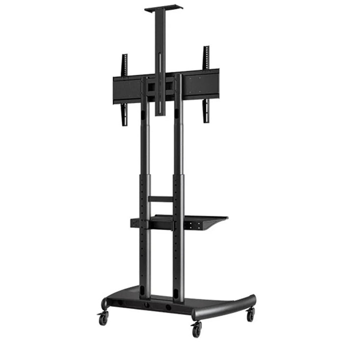 NORTH BAYOU AVA1800-70-1P Mobile TV Cart Rooling TV Stand with Wheels for 55-80 inch Flat Panel Screens - 2