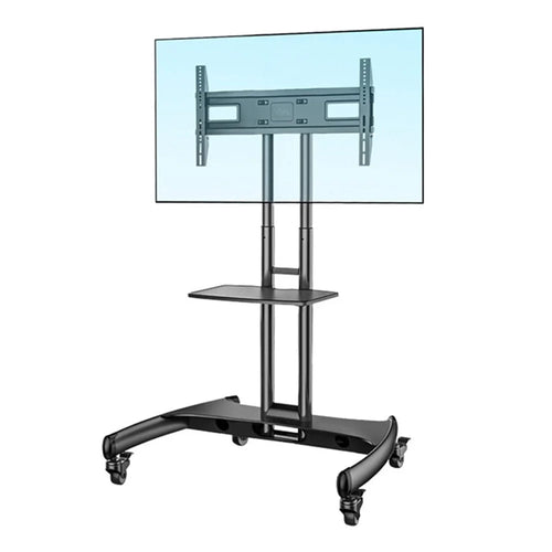 NORTH BAYOU AVA1500-60-1P Mobile TV Cart 32"-70" Flat Panel LED LCD Plasma TV Stand with Camera Tray and AV Shelf - 1