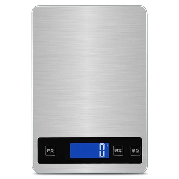 A10-1 USB Rechargeable 10kg / 1g Kitchen Digital Scale Electronic LCD Display Home Cooking Baking Food Scale - Silver - 5