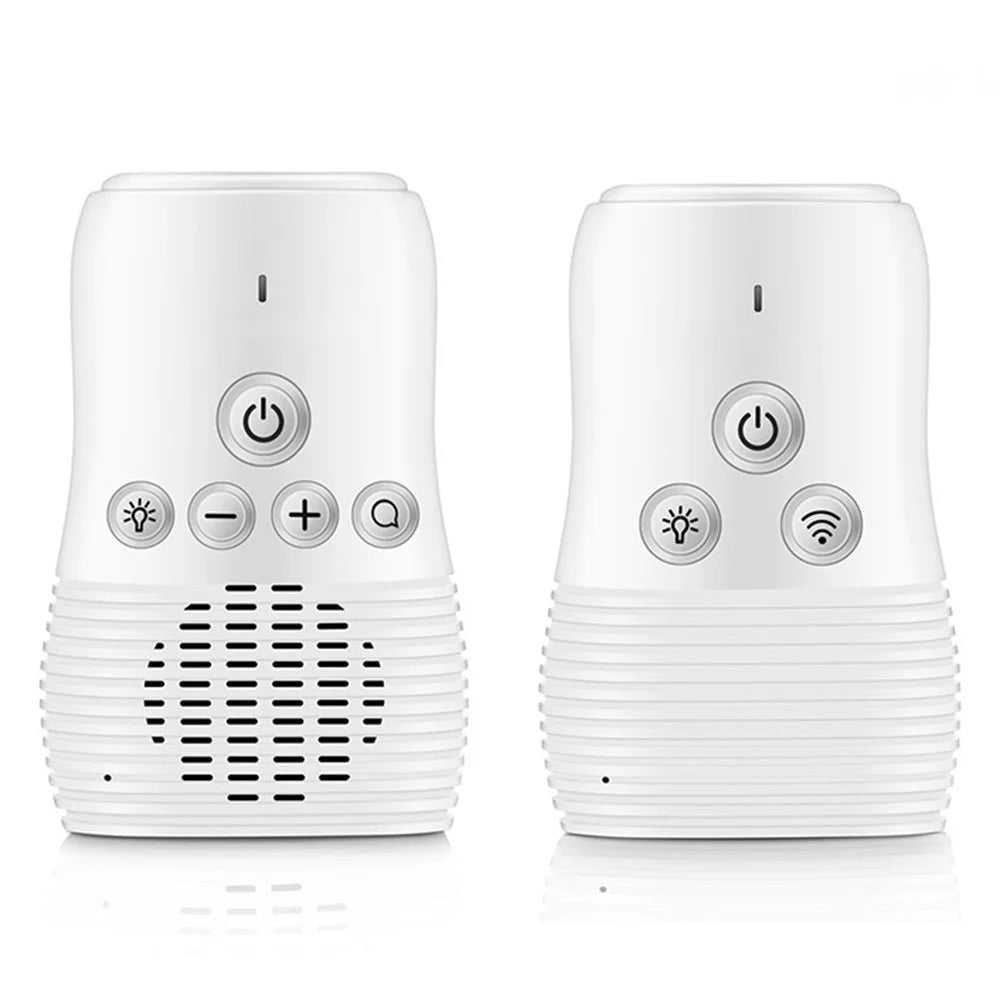 DBM-8 Light Night Wireless Two-way Audio Baby Monitor Talk Back Intercom Sound Alert for Infant - AU Plug - 1