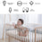 DBM-8 Light Night Wireless Two-way Audio Baby Monitor Talk Back Intercom Sound Alert for Infant - AU Plug - 2