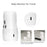 DBM-8 Light Night Wireless Two-way Audio Baby Monitor Talk Back Intercom Sound Alert for Infant - AU Plug - 5