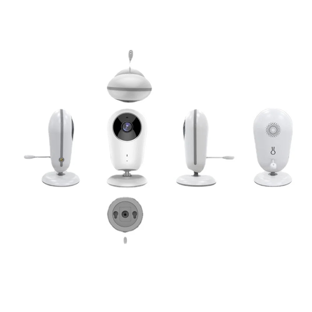 VB608 4.3 inch LCD Screen Wireless Camera Home Security Baby Monitor Camera Two-Way Voice Surveillance Camera with Night Vision, Temperature Measuring - AU Plug - 4