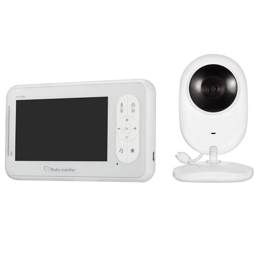920M 4.3-inch Wireless Color Baby Monitor Video Baby Camera Temperature Monitor 2 Way Audio with VOX Function - AU Plug - 1