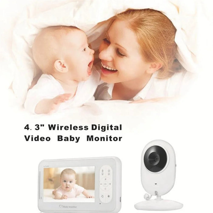 920M 4.3-inch Wireless Color Baby Monitor Video Baby Camera Temperature Monitor 2 Way Audio with VOX Function - AU Plug - 2
