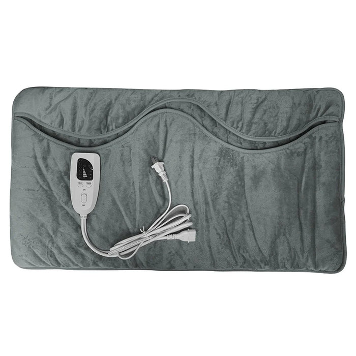 YF-FR004 Electric Foot Heating Pad Washable Hand Heater Fast Heating Feet Warmer with 6-Gear Temperature Adjustable, Smart Timing - Blackish Green / UK Plug / 240V - 1