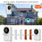 M8 Intelligent Home Wireless Remote Visual Doorbell Low Power Two-Way Audio HD Infrared Night Vision Tuya Doorbell - Black - 4