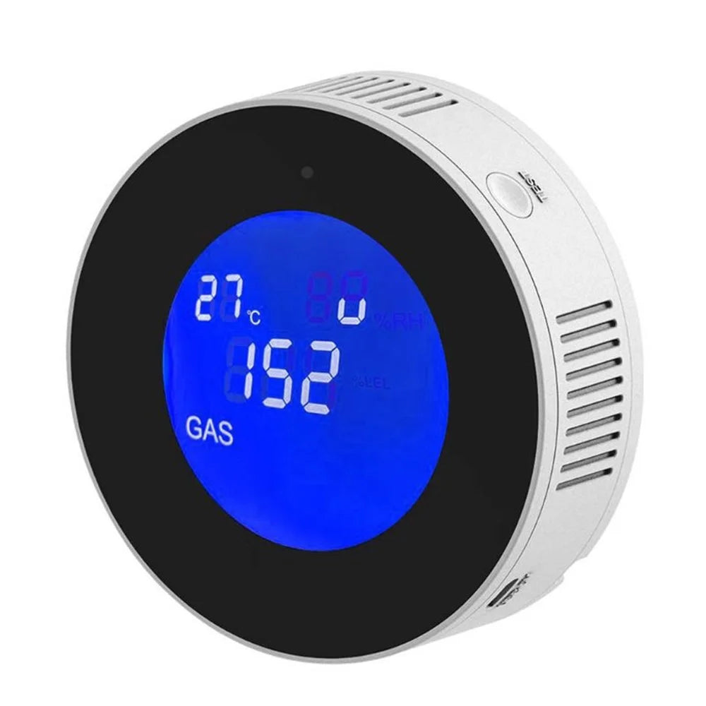 Tuya WiFi Smart APP Control Gas Leak Alarm Sensor CH4 / LPG / Natural Gas Leakage Detector - US Plug - 1