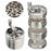 4 Layers Tobacco Grinder Manual Herbal Herb Mill Spice Crusher Smoke Grinder Crusher Hand Crank Muller, 55mm Diameter (BPA Free, No FDA Certificate) - 3