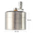 4 Layers Tobacco Grinder Manual Herbal Herb Mill Spice Crusher Smoke Grinder Crusher Hand Crank Muller, 55mm Diameter (BPA Free, No FDA Certificate) - 7