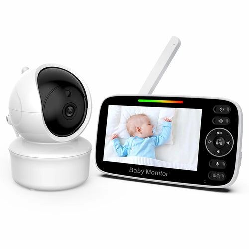 SM43C 4.3-inch Wireless Baby Monitor Two-Way Voice Camera with Indoor Temperature Test - US Plug - 1
