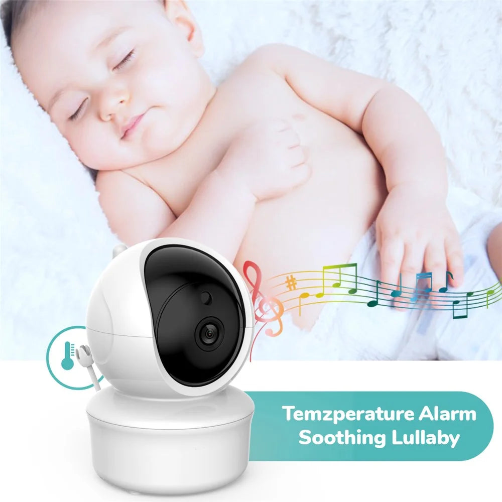 SM43C 4.3-inch Wireless Baby Monitor Two-Way Voice Camera with Indoor Temperature Test - US Plug - 3