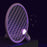 SOTHING Foldable Electric Fly Zapper Killer Swatter USB Rechargeable Mosquito Bug Racket - Digital Display - 6