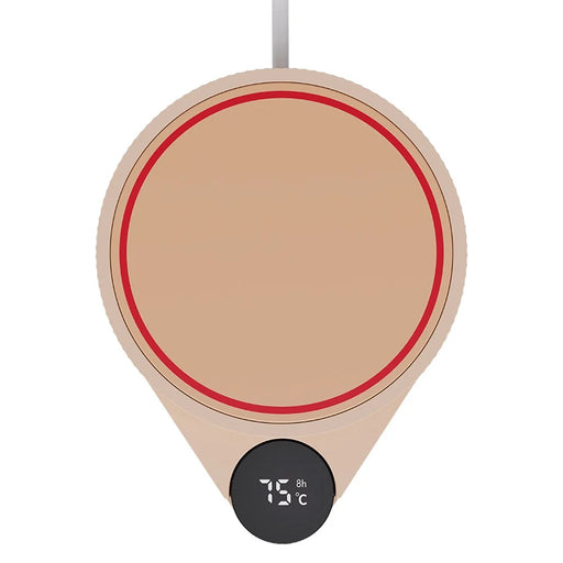 SOTHING Mug Heater Coaster Cup Warmer Milk Tea Water Thermostatic Heating Pad, EU Plug - Intelligent Version - 1