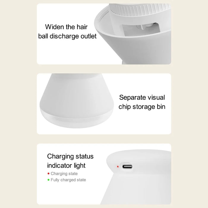 SOTHING Portable Electric Lint Remover Mini 6-leaf Cutter Sweater Hair Ball Trimmer - Standard Version - 7