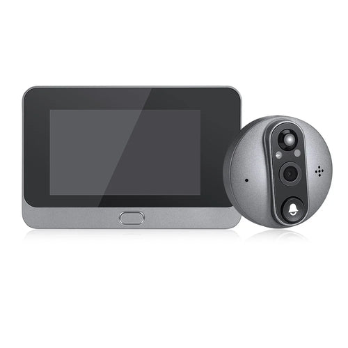 W88 4.3 inch Peephole Video Doorbell 1080P Camera WiFi Door Peephole Viewer Support PIR Motion Detection Night Light - 1