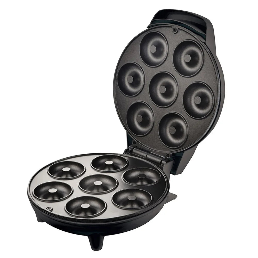 COUPE CP530 Mini Donut Maker 7 Holes Electric Donut Press Machine for Home Kitchen (CE Certificated, No FDA) - Black / EU Plug - 1