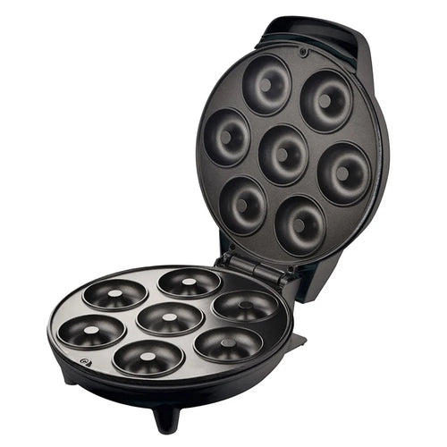COUPE CP530 Mini Donut Maker 7 Holes Electric Donut Press Machine for Home Kitchen (CE Certificated, No FDA) - Black / EU Plug - 1