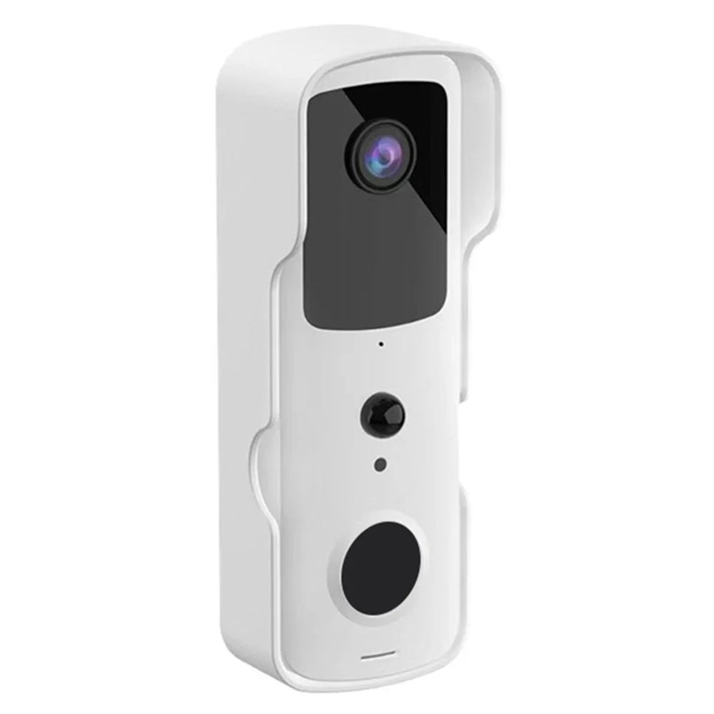 V30S Tuya Wireless Home Video Doorbell Remote Monitoring WiFi Intercom Doorbell - White - 1