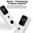 V30S Tuya Wireless Home Video Doorbell Remote Monitoring WiFi Intercom Doorbell - White - 5