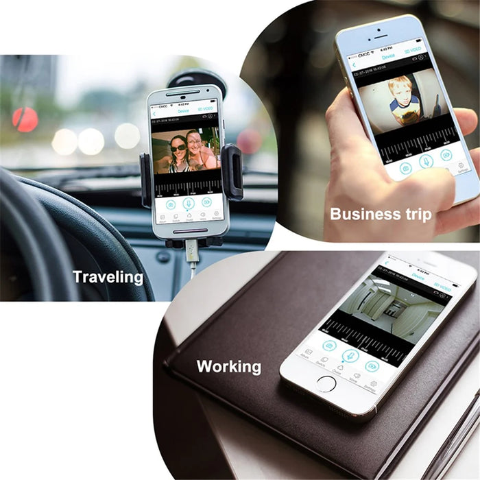 V30S Tuya Wireless Home Video Doorbell Remote Monitoring WiFi Intercom Doorbell - White - 6