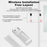 V30S Tuya Wireless Home Video Doorbell Remote Monitoring WiFi Intercom Doorbell - White - 7