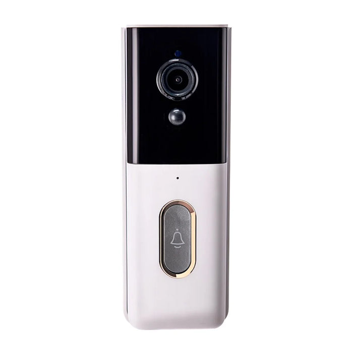 T204 Tuya WiFi Wireless Smart Video Doorbell Infrared Night Vision HD Display Doorbell - White - 1
