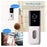 T204 Tuya WiFi Wireless Smart Video Doorbell Infrared Night Vision HD Display Doorbell - White - 6